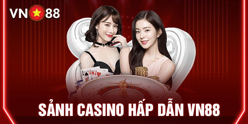 Sảnh casino với nhiều sự kiện hấp dẫn 