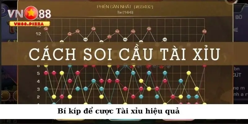 Tài xỉu Vn88 - Cách chơi trúng thưởng lớn từ cao thủ 4 Bí kíp soi cầu Tài xỉu Vn88 hiệu quả