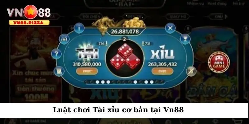 Tài xỉu Vn88 - Cách chơi trúng thưởng lớn từ cao thủ 2 Luật chơi Tài xỉu online tại Vn88