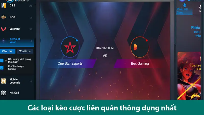 Cá độ game Liên Quân: Xu hướng giải trí hàng đầu 2025 3 Cá độ game Liên Quân: Xu hướng giải trí hàng đầu hiện nay